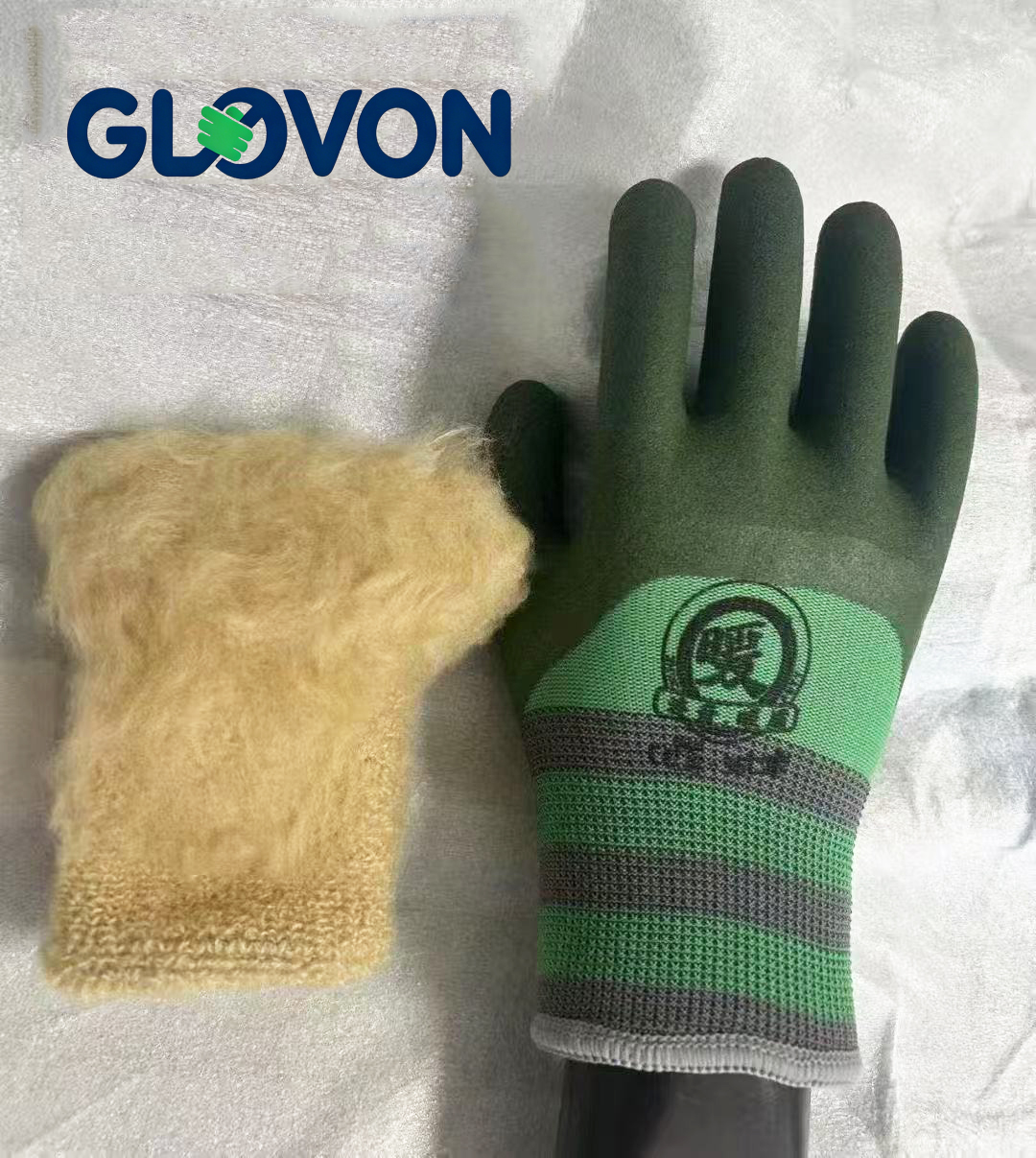 Winter Waterproof Cashmere Lining keep warm Protective Safety Gloves for outside working 